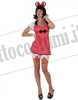 Costume da topolina a pois